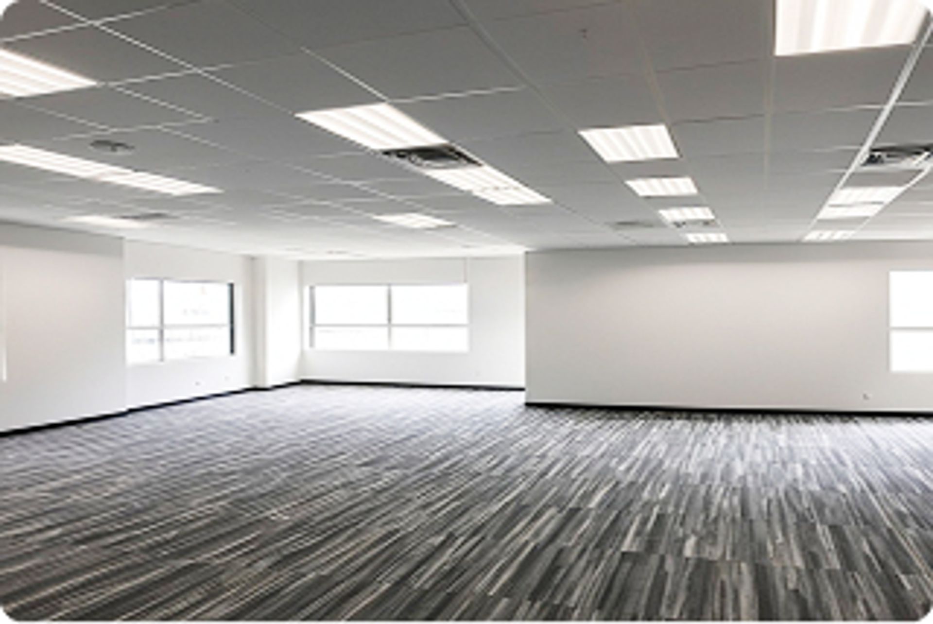 Warm shell office space