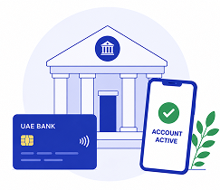 UAE bank account within  photo